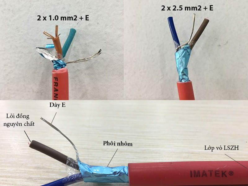 cáp tín hiệu chống cháy, chậm cháy